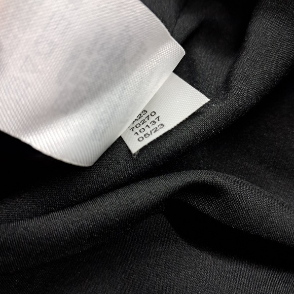 LOFT Blazer Jacket Women's 4 Black Double Breasted Gold Buttons Career Preppy - Picture 8 of 11